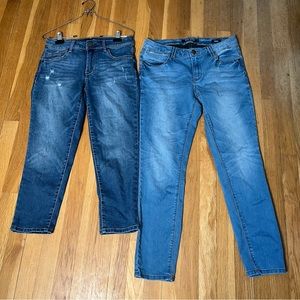 Max Jeans Skimmer Size 8, and 1822 Denim mid-calf Jeans Size 6